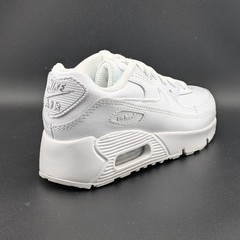 Kids Nike Air Max 90 Low White (PS) Sizes 13, 13.5, & 1 – CD6864-100