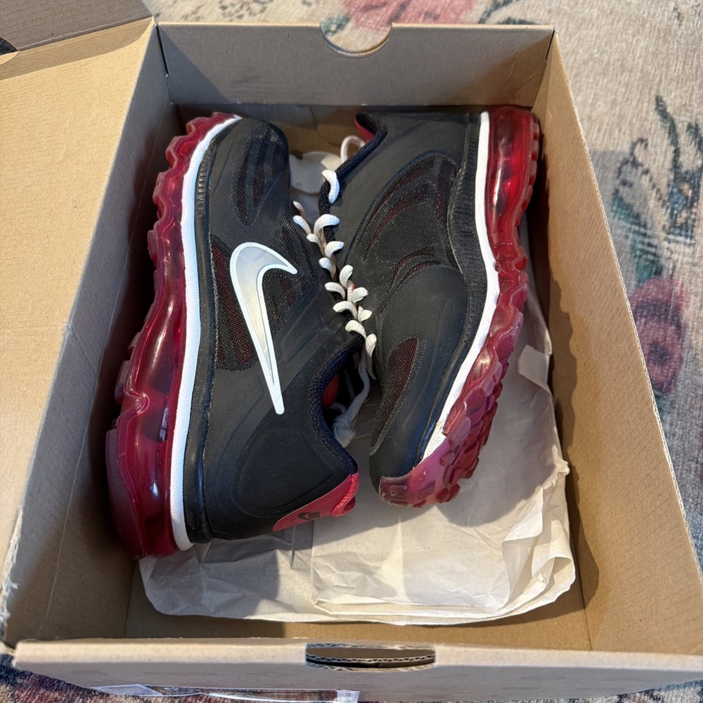 Nike Air Max Ultra Silver-Black- White- GS Sz 6.5Y. 454509-001