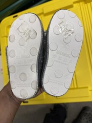 Mini Melissa Glitter Silver Toddler Sneakers