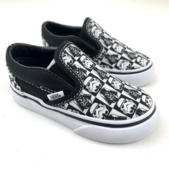 Vans Classic Slip On x Star Wars Dark Side Checkerboard Toddler Size 5 Sneakers