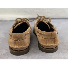 Sperry Top-Sider Kids Authentic Original Tan Leather Boat Shoes YB27284 Size 1M