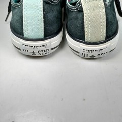 Converse All Star Junior Double Tongue Sneakers Sz 4 Junior Black Aqua Hot Pink