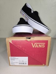 Size 6.0 Youth Classic Slip On Checkerboard Rainbow/Blk Original VANS