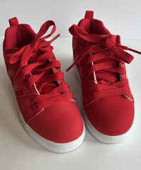 Heely’s Red Racer 20 Youth Size 1 Roller Sneakers ~ Amazing