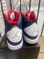 Size 6-JORDAN FLIGHT 45 HIGH BLUE-RED CZ8768-400) Size 5.5Y