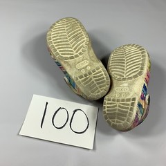 CROCS CLOG CLASSIC TIE DYE PURPLE PINK BLUE WHITE SIZE C8