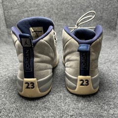 Jordan 12 Retro Wolf Grey University Blue Kids 7Y Grey Basketball 153265-007