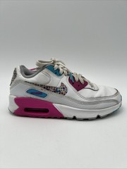 Nike Air Max 90 LTR SE GS Purple Pink Blue Sneaker Shoe Size 4.5Y DV1843-100