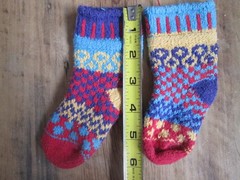 Solmate Firefly Mismatched with Love Baby Toddlers Hippy Colorful Knit Cotton