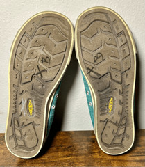 Keen Arcata Kid’s Canvas Lace Up Turquoise Casual Shoes Sz 6 US/ 5 UK