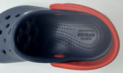 Crocs Disney Kids Fun Lab Mickey Mouse Clog Child Sz 6 Navy w/White Red Yellow