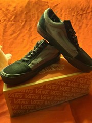 VANS Old Skool Reflective Pop Black/Pewt Size 6JR VN000ECUQPT