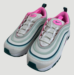 Nike Air Max 97 Big Kid’s Size 3 White/Geode Teal Casual Shoes