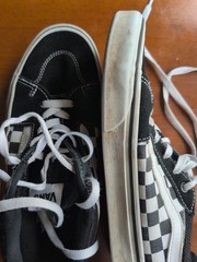 Vans Filmore Low Top Sneakers Checkerboard Black White Suede Canvas 8