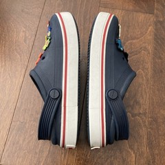 Crocs Crocband Navy Blue Clogs Kids Youth J1 Red Slip-On Sandals Pokémon Charms