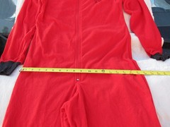 Dr. Seuss 100% Polyester Unisex Pijamas Red Zipper Antislip Feet Size 5