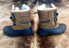 LANDS END Kids Expedition Insulated Winter Snow Duck Boots Shoes Sz 11