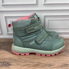 Helly Hansen Winter Boots Kids Teal Green Pink Waterproof Primaloft 11645 Size 1