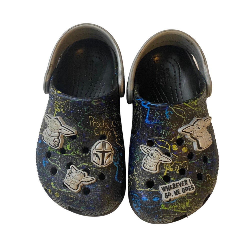 Crocs Star Wars Mandalorian Grogu Baby Yoda The Child Toddler Kids Size 8