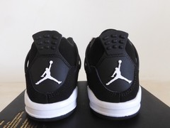 Nike Air Jordan 4 Retro (PS) „White Thunder“ Black-White Sz 10.5c [FV4537-001]