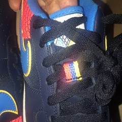 Sz 6.5Y Nike Air Force 1 Low GS Obsidian Youth