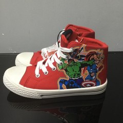 Marvel Spider-Man Kids High Top Sneakers Size US 12.5 / EU 30