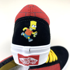 Vans x The Simpsons El Barto Old Skool 2020 KIDS 13 Red Bart Simpson