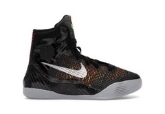 Nike Kobe 9 Elite Protro – Black/Metallic Silver – NWOB 5.5Y / 7W ‘Masterpiece’