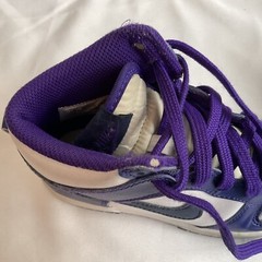 Nike Dunk High Electro DH9753-100 Purple Sz 13 C Youth VGUC