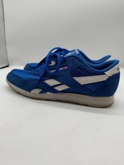 GRADE SCHOOL REEBOK CLASSIC NYLON JUNIOR FU6785 HUMBLE BLUE/WHITE SNEAKER SHOE