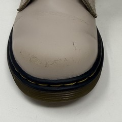 Dr Martens 1460 Combat Boots Toddlers Kids Girls Size 10 Beige Brown Side Zip