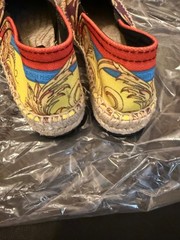 Versace Kids‘ Printed Canvas Espadrille Size 29EU Authentic