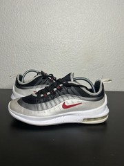 Nike Air Max Axis Low Black Sport Red Platinum Sneakers size 5Y ah5222-009