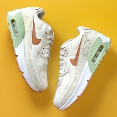 Nike Air Max 90 LTR ‚Beige Brown‘ Sneaker CD6864-122 Size 3.5Y