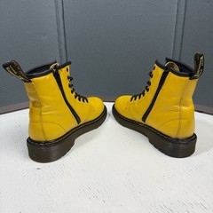 Dr. Martens Docs Kids Youth Size 2 Air Wair 1460J Yellow Combat Boots US