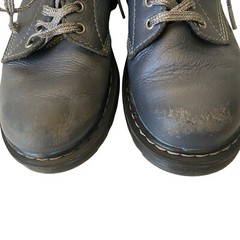 Dr. Martens Pascal-J Blue Leather Lace-Up Boots US 1 EU 32 Youth Kids