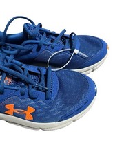 Under Armour Assert 10 Kids Running Shoes Blue Orange 3026182-401 Size 5Y New