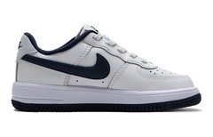 Nike Force 1 Low EasyOn PS ‚White Midnight Navy‘ Kids FN0237-104 New Authentic