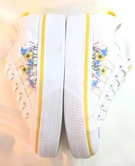 adidas Originals Nizza Platform Mid Off White Yellow HP6229 GS SZ 4Y-7Y Womens