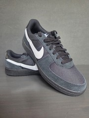 Nike Field General (GS) Black/White Suede Low Top Unisex Kids Sneakers 5.5Y