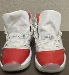 Nike Air Jordan 11 Cherry Red White 378038-116 Youth 5.5Y Sneakers Shoes