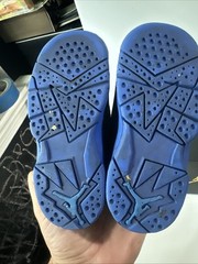 Kid’s 9c Jordan True Flight Black/Barely Volt-Hyper Royal (343796 074)(Sub box)
