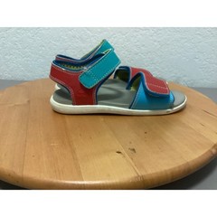 See Kai Run Basics Water Friendly Sandals Kids 11 Red Blue Colorblock Strappy