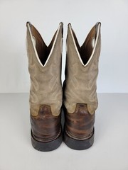 Ariat 4lr Boots Size 5 Western Style Light Gray And Dark Brown