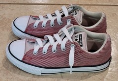 Converse Chuck Taylor All Star Madison Ox Red/White Woven Canvas Sneakers VGUC