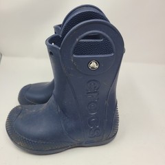 Crocs Toddler Pull On Rain Boots Navy Blue 12803 US (2776)* Size c11