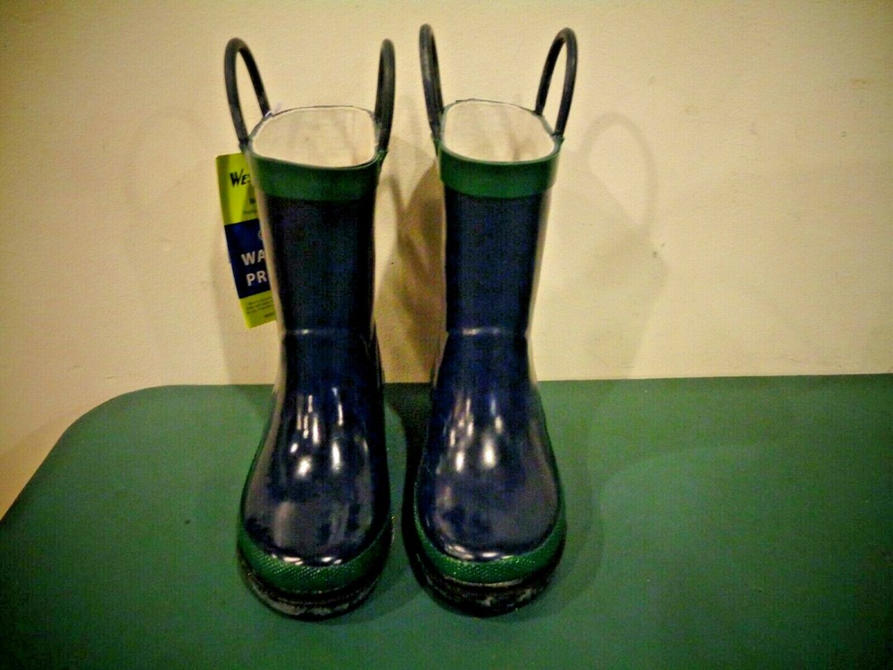 NEW WITH TAGS WESTERN CHIEF TODDLER KIDS RUBBER MUCK RAIN BOOTS SIZE 7/8