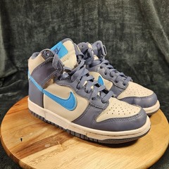 Nike Dunk High Light Bone Diffused Blue Athletic Shoes Size 5 Youth DB2179-006