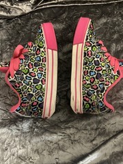 Heelys Pro 20 Nova Roller Shoes – Size 1 Youth – Pink/Silver Multicolor