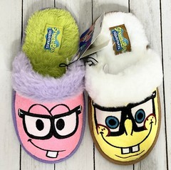 Nickelodeon SpongeBob SquarePants & Patrick Kids Unisex Slippers Size 13/1